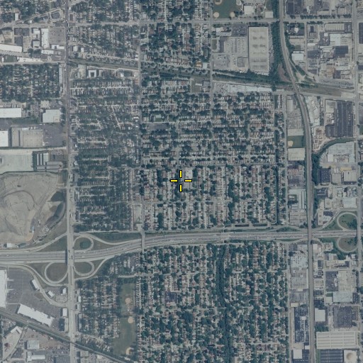 Aerial/Satellite Image of Lincoln School, IL