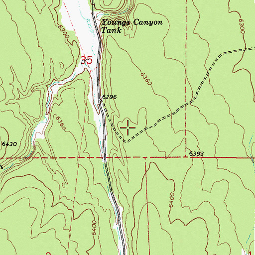 Topographic Map of Antelope Trick Tank, AZ
