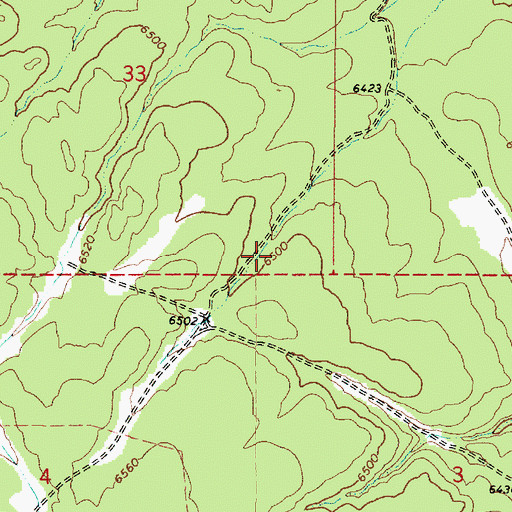 Topographic Map of Elk Trick Tank, AZ