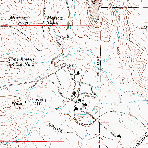 Topographic Map of Phoenix Cement Plant, AZ