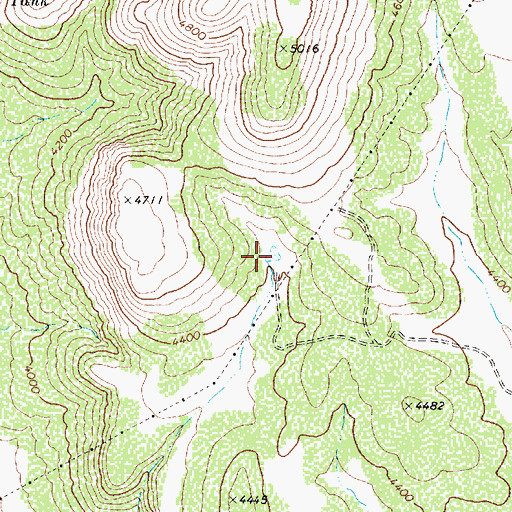 Topographic Map of Quarry Tank, AZ