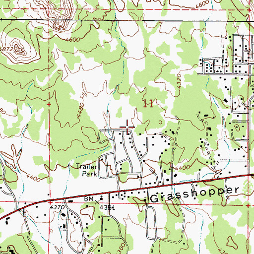 Topographic Map of West Sedona, AZ