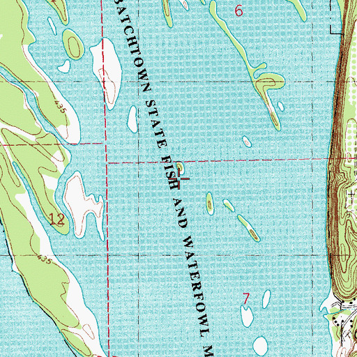 Topographic Map of Little Round Pond, IL