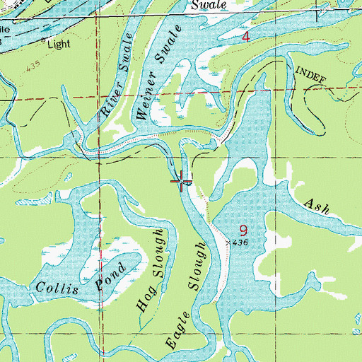 Topographic Map of Little Sangamon River, IL