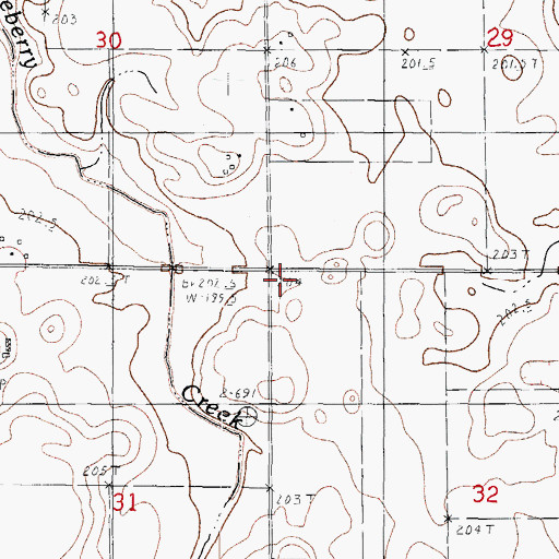 Topographic Map of Lone Maple School (historical), IL