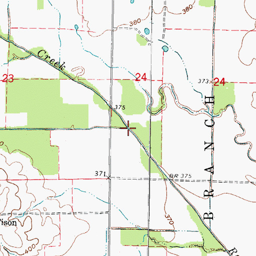 Topographic Map of Long Branch, IL
