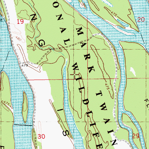Topographic Map of Long Island, IL