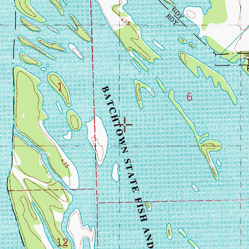 Topographic Map of Long Lake, IL