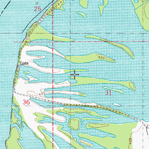 Topographic Map of Long Lake, IL