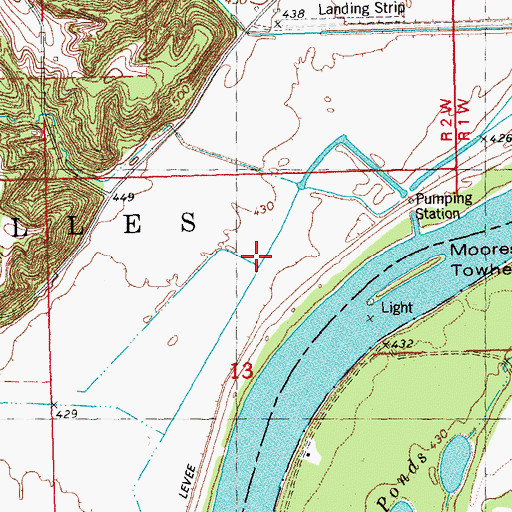Topographic Map of Long Lake (historical), IL