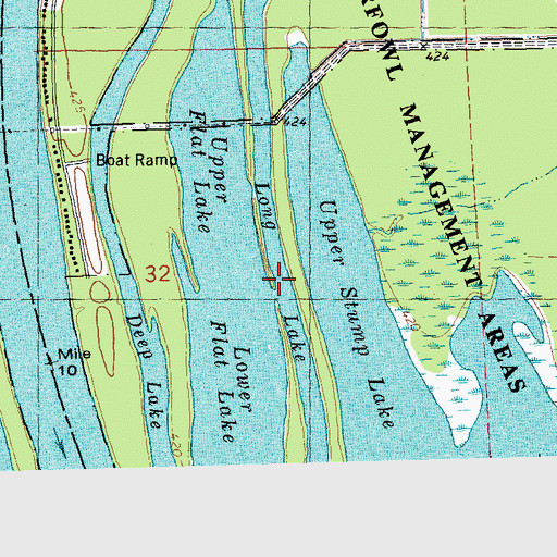 Topographic Map of Long Lake, IL