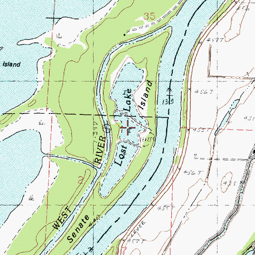 Topographic Map of Lost Lake, IL