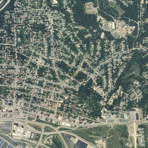 Aerial/Satellite Image of Lovejoy Elementary School, IL