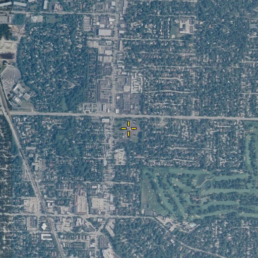 Aerial/Satellite Image of Lyon Elementary School, IL