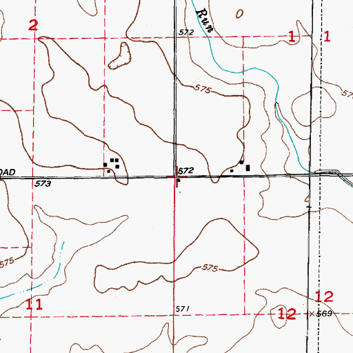 Topographic Map of Madison School (historical), IL