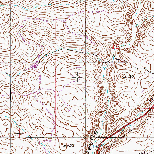 Topographic Map of Silver King Substation, AZ