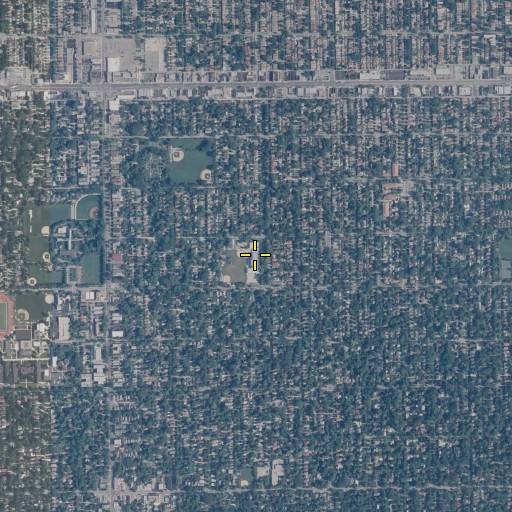 Aerial/Satellite Image of Mann School, IL