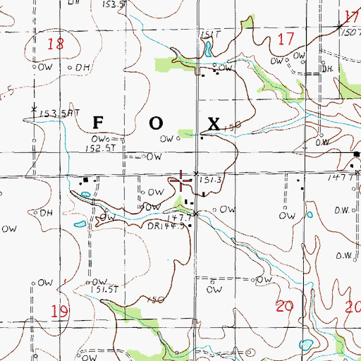 Topographic Map of Maple Grove School (historical), IL