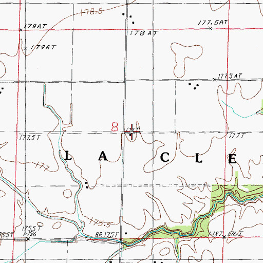 Topographic Map of Maple Grove School (historical), IL