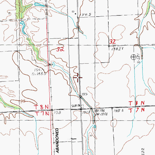 Topographic Map of Maple Grove School (historical), IL