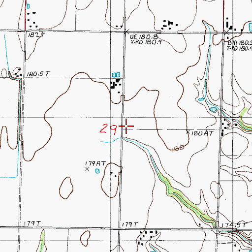 Topographic Map of Maple Grove School (historical), IL