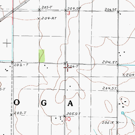Topographic Map of Maple Grove School (historical), IL