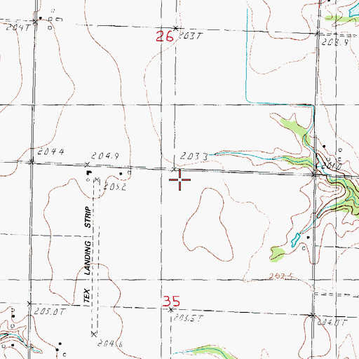 Topographic Map of Maple Grove School (historical), IL