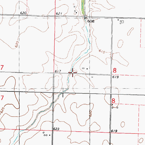 Topographic Map of Maple Grove School (historical), IL