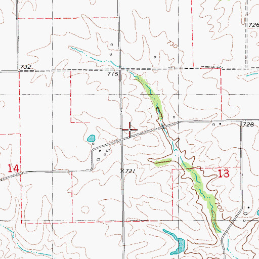 Topographic Map of Maple Grove School (historical), IL