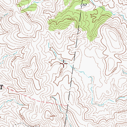 Topographic Map of Park Tank, AZ