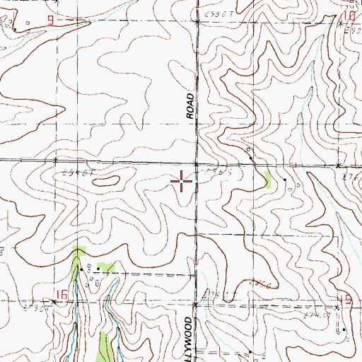 Topographic Map of Maple Hill School (historical), IL