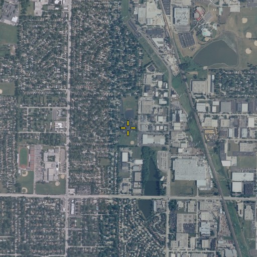 Aerial/Satellite Image of Mark Twain Elementary School, IL