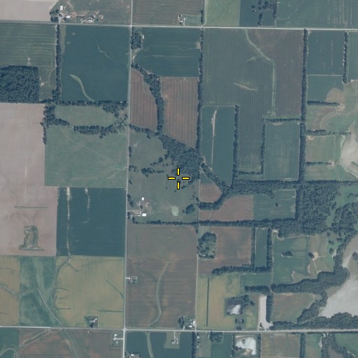 Aerial/Satellite Image of Mason Cemetery, IL