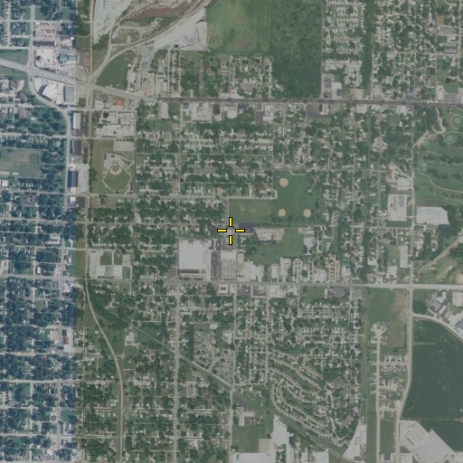 Aerial/Satellite Image of Matheny Elementary School, IL