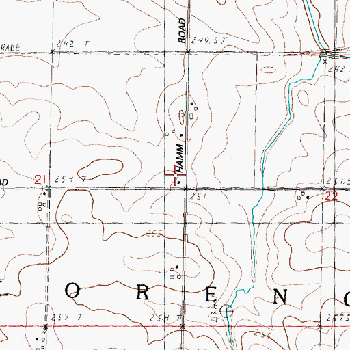 Topographic Map of May School (historical), IL