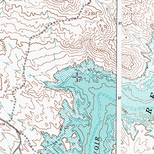 Topographic Map of Rattlesnake Cove, AZ