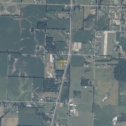 Aerial/Satellite Image of McClellan Elementary School, IL