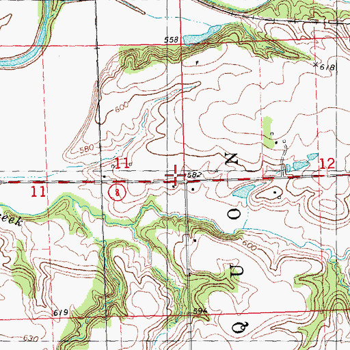 Topographic Map of McGirr School (historical), IL