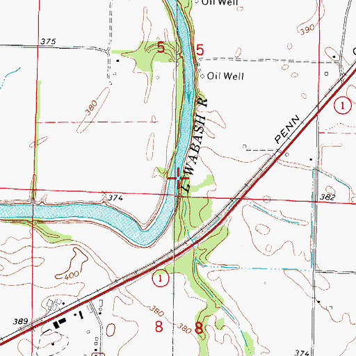 Topographic Map of McHenry Slough, IL