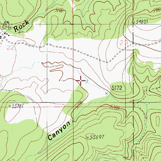 Topographic Map of Middle Pasture Tank, AZ