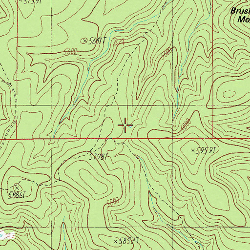 Topographic Map of Rodgers Tank, AZ