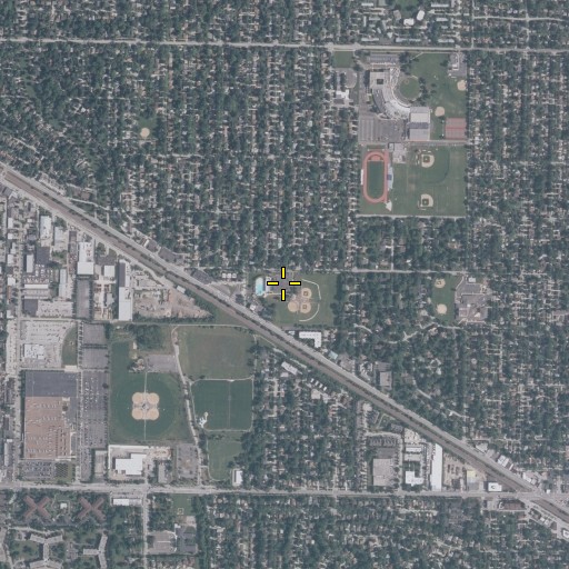 Aerial/Satellite Image of Meadows Park, IL