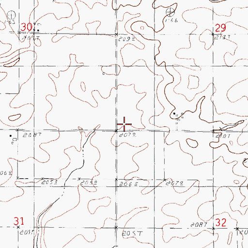 Topographic Map of Metz School (historical), IL