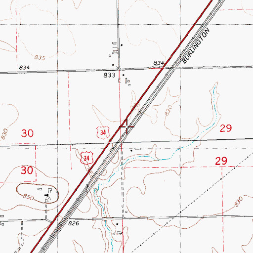 Topographic Map of Military School (historical), IL