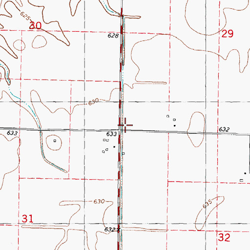 Topographic Map of Miller School, IL