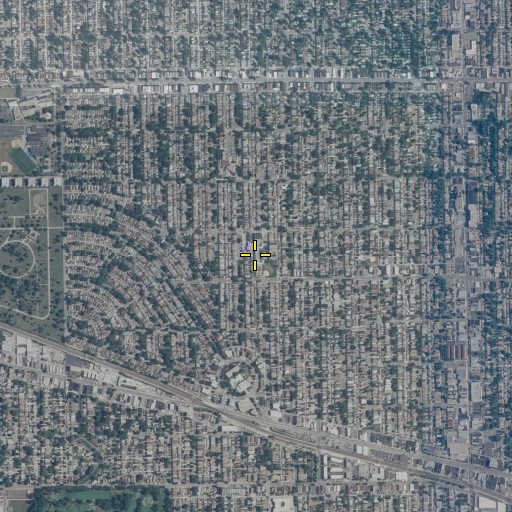 Aerial/Satellite Image of John Mills Elementary School, IL