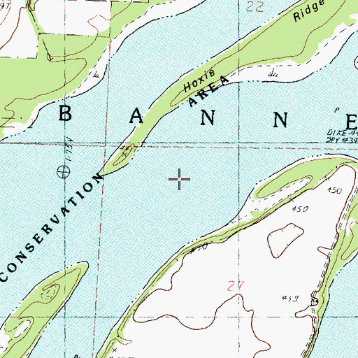 Topographic Map of Miserable Lake, IL