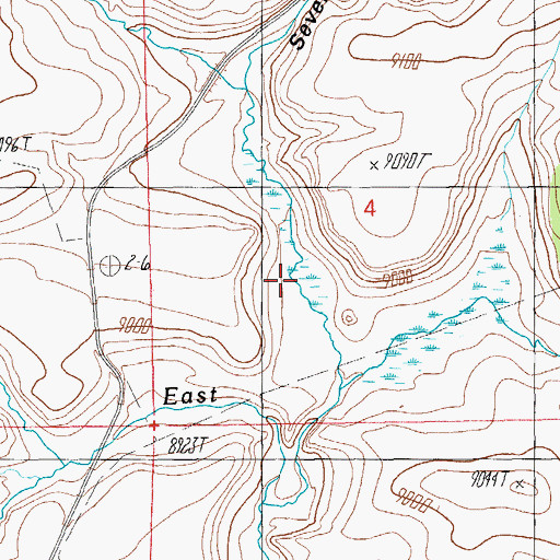 Topographic Map of Seventy-Four Tank, AZ
