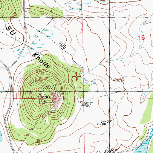 Topographic Map of Spence Cabin, AZ