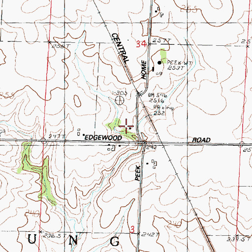 Topographic Map of Moore School (historical), IL